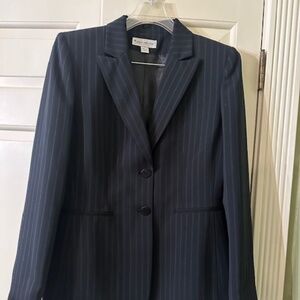 John Meyer of Norwich Navy Blue Pinstiped Suit Blazer, Size 8, Tags Attached!!!